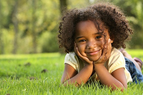 Afro hairstyle